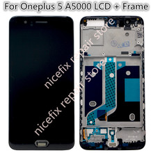 Pantalla LCD para Oneplus 5, montaje completo de Panel táctil para Oneplus 5, A5000, cinco pantallas digitalizadoras LCD + piezas de repuesto de Marco 2024 - compra barato