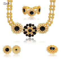 ZuoDi Fashion african beads Jewelry Set Nigerian wedding woman accessories Jewelry set Dubai Gold-colorful jewelry set Wholesale 2024 - buy cheap