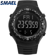 SMAEL Brand Fashion Big Dial Casual Sport Watches Mens Waterproof Shock LED Digital Clock Men Military Watches Relogio Masculino 2024 - buy cheap