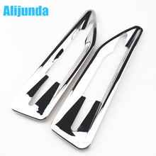 Alijunda Chrome Styling ABS Side Light Decoration Trim Cover For KIA RIO K2 2011 2012 2013 2014auto accessories 2024 - buy cheap