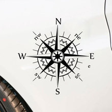 Fashion Style Compass Car Window stickers for cars styling funny Vinyl Waterproof Decor Creative Reflective auto art products 2024 - buy cheap