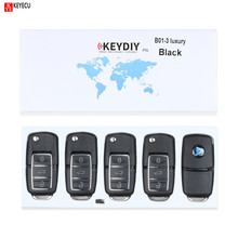 Keyecu chave de controle remoto universal, 5 peças, 3 botões, para kd900kd900 +, arg200, keydiy série b, para estilo de luxo 2024 - compre barato