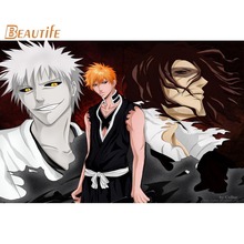 Nova chegada kurosaki ichigo poster pano de seda poster decoração para casa parede arte da tela poster impressão 40x60cm, 50x75cm, 60x90cm 2024 - compre barato