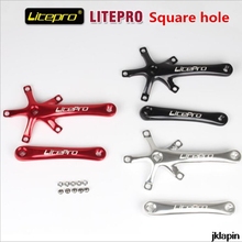 Litepro Bicycle Crank Folding road Bike Crankset 170mm Crank arm Square Crankset BCD 130mm Cycling Parts 2024 - buy cheap