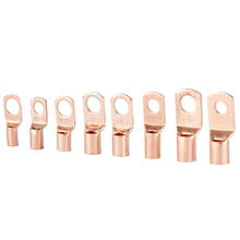 60pcs Battery Bare Copper Ring Lug Terminal Connector Kit SC6-25 Battery Naked Cabel Crimped Soldered Lug Terminals with Box 2024 - buy cheap