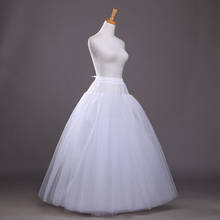 Бесплатная доставка 2016 Лидер продаж высокое качество белый кринолин скольжения нижняя для свадебное платье в наличии 2024 - купить недорого