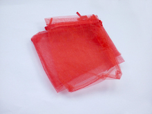 200pcs 10*15 Red gift bags for jewelry/wedding/christmas/birthday Organza Bags with handles Packaging Yarn bag 2024 - buy cheap