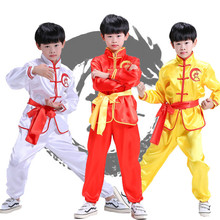 Ropa tradicional china de Wushu para niños, uniforme de artes marciales, traje de Kung Fu, conjunto de traje de actuación de escenario 2024 - compra barato