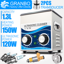 Ultrasound Cleaner 1.3L 60W/120W 40KHZ Heater Timer Stainless Steel Cleaning Equipment Jewelry Spark plug Injector Washer 2024 - buy cheap