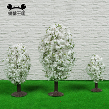 10pcs white Model Trees Architectural Models Railroad Layout Garden Landscape Scenery Toys Gifts toys for Kids 2024 - buy cheap