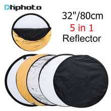 Ulanzi 32" 80cm 5 in 1 Collapsible Multi-Disc Light Reflector with Cariing Bag,Round Photography/Photo Reflector for Studio 2024 - buy cheap