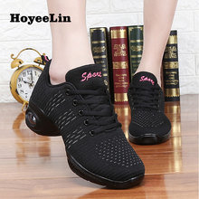 HoYeeLin New Breathable Dance Sneakers Women Ladies Fitness Walking Shoes Jazz Hip Hop Dancing Sports Trainers 2024 - buy cheap