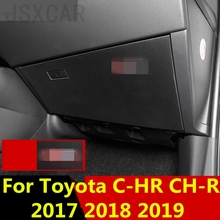 Carro-estilo adesivos carro co-piloto caixa de armazenamento anti-pontapé almofada de proteção esteira acessórios de automóvel para toyota C-HR CH-R 2017 2018 2019 2024 - compre barato