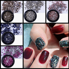 Металлические стразы в 1 коробке, цветные стразы для дизайна ногтей, украшения для ногтей, 3D Кристальные камни, сделай сам, маникюрные алмазы 2024 - купить недорого