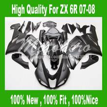 Best-selling NINJA ZX-6R 08 fairings FOR Kawasaki ZX 6R 07 08 Ninja ZX6R 636 07 08 ZX 6R 2007 2008 fairing kits matte black #P9L 2024 - buy cheap