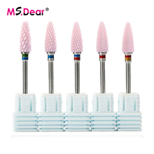 3/32'' Ceramic Nail Drill Bit Manicure Machine Accessories Rotary Electric Nail Files Pedicure Manicure Cutter Nail Art Tools 2024 - buy cheap