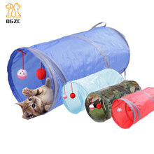 Collapsible Cat Tunnel Toy By Foldable Pet Tube for Kittens Pets Fun And Durable Hideaway for Entertainment Training 2024 - buy cheap