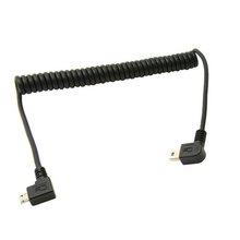 Под прямым углом 90 градусов USB Mini 5pin Micro USB Стретч зарядный кабель данных 1 м 100 см, micro USB мини 2024 - купить недорого