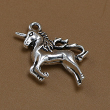 3PCS/lot Fashion Cute Unicorn Horse Pendant Jewelry Making DIY Accessories Keychain Women Necklaces Bracelets Charms Trinket 2024 - buy cheap