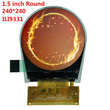 Panel de pantalla redondo LCD de cristal circular, 1,5 pulgadas, ILI9331 drive IC, 36Pin soldado a todo color, 240240 MCU, 8080, 8/16 bit 2024 - compra barato