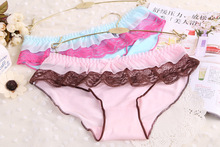 Min order  $7) 2018 Hot sale Brand Sexy Lace Ruffle calcinha female underwear women modal Women's Panties butt lifter Briefs 2024 - buy cheap