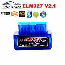 Super MINI ELM327 Latest Version V2.1 New Auto OBD Scanner Code Reader Tool ELM 327 Bluetooth For Android/Symbian OBD2 Scanner 2024 - buy cheap