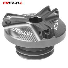 For YAMAHA TMAX T-MAX TMAX530 mt07 mt03 tmax mt 07 mt 03 Motorcycle Motocross CNC Engine Oil Cap filler Drain Plug Sump Cover 2024 - buy cheap