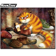 DIY Diamond painting Cat and Shoes picture Cross Stitch Gift Set Full Square/Round Resin 5D Mosaic Embroidered Decor WYZ181109 2024 - buy cheap