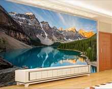 Beibehang-pegatina de pared personalizada, hermoso paisaje de paisaje, en la pared 3d papel tapiz, Fondo de TV papel tapiz, decoración del hogar 2024 - compra barato