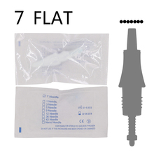 30pcs Disposable Cartridge Permanent Makeup Needles Sterilized 7F Microblading Needle 7 Flat for Artmex tattoo machines V3 V6 V8 2024 - buy cheap