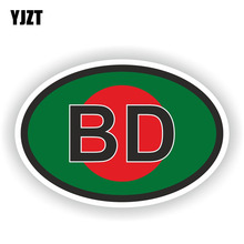 Yjzt 10.2cm * 6.8cm acessórios bangladesh código do país adesivo de carro decalque 6-0415 cm 2024 - compre barato