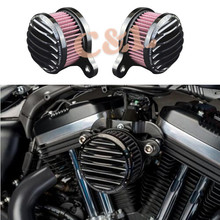 Sistema de filtro de aire de admisión de filtro CNC, negro, apto para Harley Sportster XL, 883, 1200, 1988-2015 2024 - compra barato
