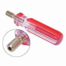 Red Clear Imperial Unit Thread Coaxial Cable TV Squeeze F Booster Connector Insertion Line Tool Anti Slip Screw Driver A18 19 2024 - buy cheap