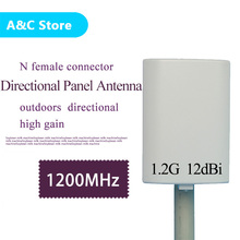 Antena de 12dBi 1,2g, 1100 ~ 1300MHz, para comunicación, alta ganancia, resistente al agua, n-k, personalizada 2024 - compra barato