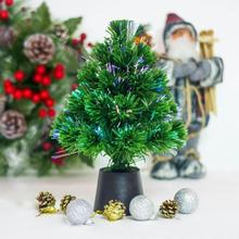 30CM  Mini USB Fiber Optic Christmas Tree Led Light Christmas Tree Mini Table Miniature Christmas Decoration 2 Color 2024 - buy cheap