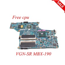 NOKOTION Laptop motherboard For Sony vaio VGN-SR A1555331A M750 MBX-190 1P-0084100-A011 DDR2 Main Board Free CPU 2024 - buy cheap