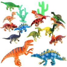 12 шт./компл. мини 6 см маленький динозавр модель игрушечный набор игрушка-симулятор Юрского периода игра динозавр модель фигурки Классическая коллекция 2024 - купить недорого