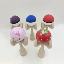 18X6X7CM Cartoon Pattern Kendama Ball Wooden Toys Skillful Juggling Games Ball Leisure Sports Toys PU Paint Adult Children Toys 2024 - buy cheap