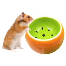 1Pc Creative Cute Fruit Pattern Bowl Small Pet Ceramic Bowls Water Food Bowl For Hamster Chinchilla Rabbit Pet Feeding Supplies 2024 - buy cheap