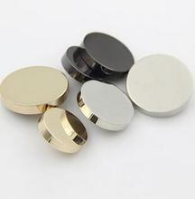 SICODA 100pcs high Quality flat mirror button shirt clothes metal sewing button overcoat suit buttons gold/silver/gunmetal 2024 - buy cheap