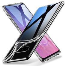 Новинка для Samsung Galaxy S10 Plus S10e S10 Plus Чехлы для задней панели тонкий прозрачный мягкий Силиконовый ТПУ чехол для телефона 2024 - купить недорого