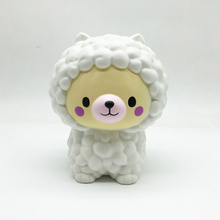 Jumbo Kawaii Cute Alpaca/Sheep Squish Phone Strap Decor Slow Rising Collection Bread Cake Funny Animal Toys Christmas Gifts 2024 - buy cheap