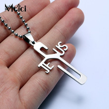 1PC JESUS Cross Pendant with Bead Chain Necklace For Men Unisex Stainless Steel Statement Necklace Jewelry Women Jewelry Gift 2024 - buy cheap
