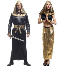 Disfraz de antiguo sacerdote egipcio para hombres adultos, Gladiadores, soldado, Guerrero, fiesta de cosplay, halloween, conjunto Sexy de Cleopatra 2024 - compra barato