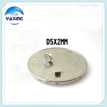 Free shipping 100 PCS Dia 5x2 mm hot round magnet magnetic Rare Earth Neodymium Magnet 5x2mm wholesale Strong magnets  5*2mm 2024 - buy cheap