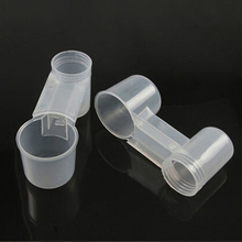 Creative New Arrival 2Pcs Portable Plastic Clear Water Bottle Bird Feeder Drinker Cup for Poultry Dove Pigeon Bird accessories 2024 - buy cheap