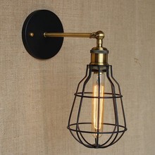 Loft Style Decoration Vintage Edison Wall Sconce Fold Mirror Wall Light Fixtures Industrial Wall Lamp Home Lighting Luminaire 2024 - buy cheap