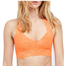 Bralette Sexy de encaje sin forro para mujer, ropa interior sin costuras, sin aros, de talla grande, 30-38 A-B-C 2024 - compra barato