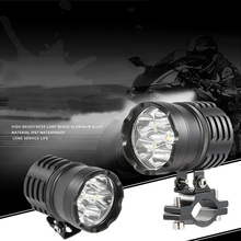 Newest LED Motorcycle Headlight Fog Lights lamp Auxiliary driving Motorbike High Brightness White 6000k Bicycle Auxiliary Lights 2024 - buy cheap