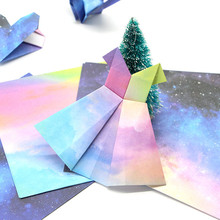 55 шт 15 см Lucky Star Бумага Цветной печать оригами для ручной работы Бумага квадратный Decotaive Бумага детский сад DIY Материал оригами 2024 - купить недорого